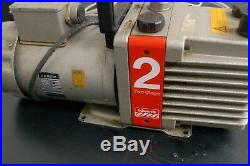 Edwards E2M2 2 Dual Stage Rotary Vane Mechanical High Vacuum Pump 1 mbar