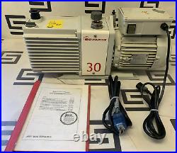 Edwards E2M30 Vacuum Pump 30 Rotary Vane Single Phase Dual Stage 220 240 WARANTY