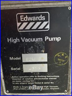 Edwards E2M80 High Vacuum Mechanical Pump Lab