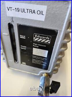 Edwards E2M 12 Dual Stage Rotary Vane High Vacuum Pump