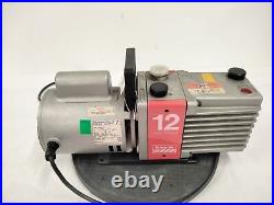Edwards E2M-12 SE. 14184 High Vacuum Pump With AC Motor BS 5000-11 Type BC2511/12
