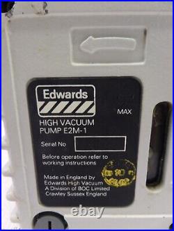 Edwards E2M-1 High Vacuum Pump