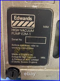 Edwards E2M-1 Two Dual Stage Vacuum Pump