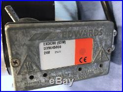 Edwards EXT255H Compound Turbo molecular Drag Vacuum Pump EXT 255H +EXDC80