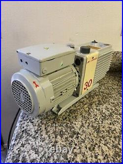 Edwards Model E2M-30 Single Phase Dual Stage High Vacuum Pump with 1-1/2 HP Motor
