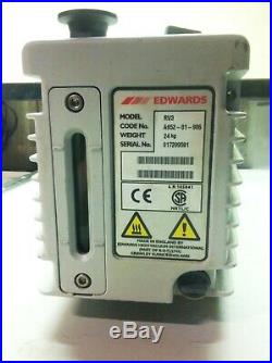 Edwards RV3 Code A652-01-906 Rotary Dual Stage Vane Vacuum Pump 115V-240V