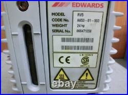 Edwards RV5 Dual Stage Vacuum Pump, A653-01-903,220-240Vac, Used, UK$6602