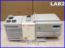 Edwards RV8 A654-01-906 Rotary Vane Vacuum Pump 110/240V 1PH 50/60Hz