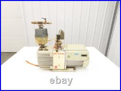 Edwards RV8 Rotary Vane Vacuum Pump 120/240VAC 1Ph 3/4Hp 1725 RPM