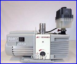 Edwards RV8 Two Stage Rotary Vane Vacuum Pump Lab Laboratory 115V 1PH