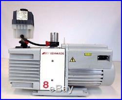 Edwards RV8 Two Stage Rotary Vane Vacuum Pump Lab Laboratory 115V 1PH