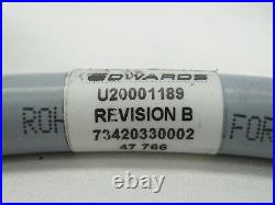 Edwards U20001189 iGX Series Vacuum Pump Power Cable 7 Foot Lot of 4 Used