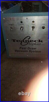 Emerson 1/4 HP Rotary vane Vacuum Pump /Teaneck Fast Draw System