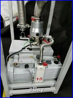 FREE SHIP Edwards EXP Turbo Molecular Vacuum Pump System EXT70 E2M1.5 EXC120