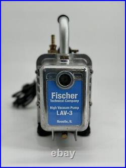 Fischer LAV-3 High Vacuum Pump