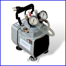 G2U EX Gast DOAP704AA Vacuum Pump with Gauges