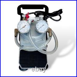 G2U EX Gast DOAP704AA Vacuum Pump with Gauges