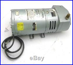 GAST 0523-540Q-G314DX Rotary Vane Vacuum Pump, 24in-Hg, 4.5CFM, 10PSI, 230VAC