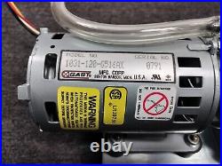 GAST (1031-120-G51AX) VACUUM PUMP with FASCO MOTOR TYPE U62B1 PH 1