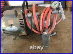GAST 3/4 HP VACUUM PUMP 1022-P152-G272X WithDOERR MOTOR with full face mask