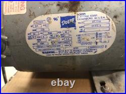 GAST 3/4 HP VACUUM PUMP 1022-P152-G272X WithDOERR MOTOR with full face mask