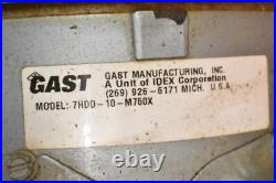 GAST 7HDD-10-M750X Gast Standard Piston Vacuum Pump 1 Phase 1.5 HP