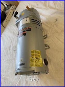 GAST Compressor/Vacuum Pump 0.25 hp, 1 Phase, 115/230V AC, 5 cfm, 26 in Hg Max