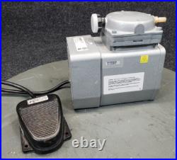 GAST DOA-P707-AA VACUUM PUMP with CLIPPER 632-DA FOOTSWITCH