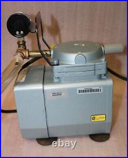 GAST DOA-V717-AA High Capacity Vacuum Pump Portable with Gauge (working & Clean)