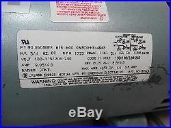GAST Electric 0823-101Q-G608NEX Vacuum Pump 3/4HP 60HZ 1725RPM
