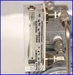 GAST MOA-V112-AE Diaphragm Pump with Gauge USED (8943)R