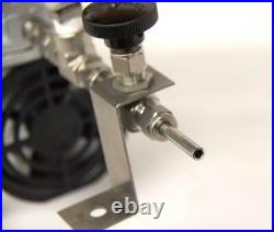 GAST MOA-V112-AE Diaphragm Pump with Gauge USED (8943)R