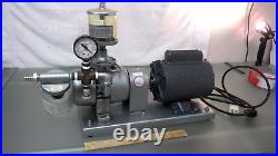 GAST Model 0765-V8B-G32AX Rotary Vane Vacuum Pump with GE 1/3HP Motor C157 Tested