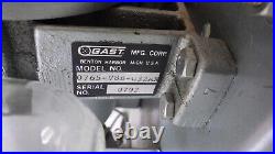 GAST Model 0765-V8B-G32AX Rotary Vane Vacuum Pump with GE 1/3HP Motor C157 Tested