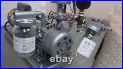 GAST Model 0765-V8B-G32AX Rotary Vane Vacuum Pump with GE 1/3HP Motor C157 Tested