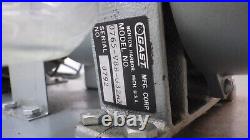 GAST Model 0765-V8B-G32AX Rotary Vane Vacuum Pump with GE 1/3HP Motor C157 Tested