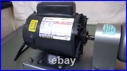 GAST Model 0765-V8B-G32AX Rotary Vane Vacuum Pump with GE 1/3HP Motor C157 Tested