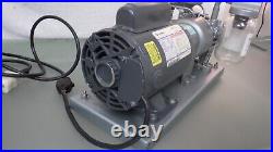 GAST Model 0765-V8B-G32AX Rotary Vane Vacuum Pump with GE 1/3HP Motor C157 Tested