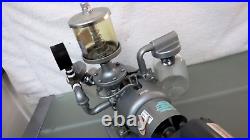 GAST Model 0765-V8B-G32AX Rotary Vane Vacuum Pump with GE 1/3HP Motor C157 Tested