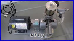 GAST Model 0765-V8B-G32AX Rotary Vane Vacuum Pump with GE 1/3HP Motor C157 Tested