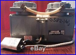 GAST model DAA V129 EB Oilless Diaphram Vacuum Pump Double Headed