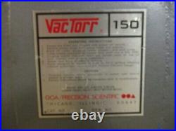 GCA Vac-Torr 150 Vacuum Pump 69151 Precision Scientific 3/4-hp Motor