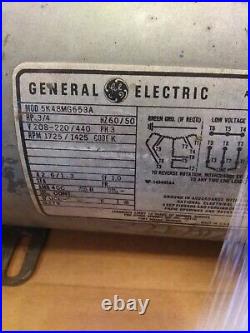 GE 5K48MG653A AC Motor GAST 1022-V114-G272X Vacuum Pump