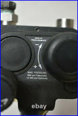 GE Druck PV411 Pneumatic/Hydraulic Pressure and Vacuum Hand Pump