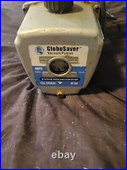 GLOBESAVER NRP GVP3 Vacuum Pump 14 Oz Oil Capacity 3 CFM