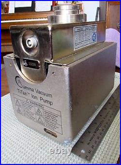 Gamma Vacuum Titan Variable Element Ion Pump 40S Body DI Element