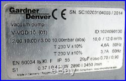 Gardner Denver V-VGD 10 (01) Vakuumpumpe 0,37/044kW 2890/3450rpm 10/12cbm/h-used