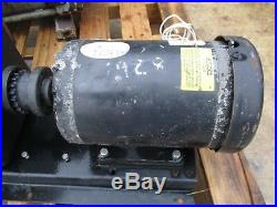 Gas Oiless Rotary Vane Pump With Motor Frame 3089-v110 #26844b Used