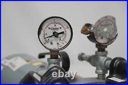 Gast 05230-V4F-G582DX vacuum pump, with G582EDX 1/3HP motor