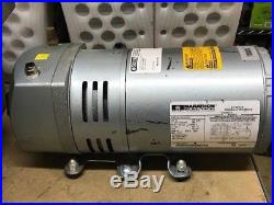 Gast 0523-101Q-G588DX Dual-Voltage 115/230 Rotary Vane Vacuum Pump